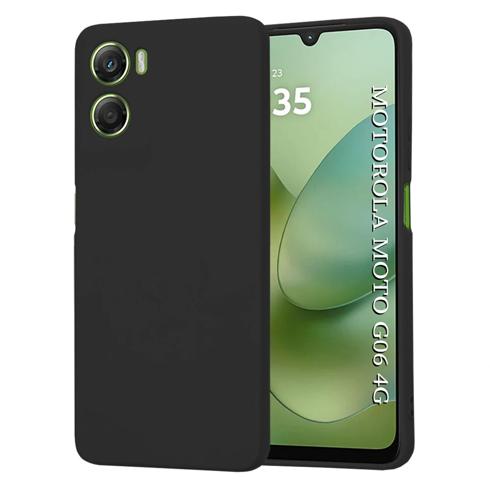 Kryt Motorola Moto G06, SoftFlex - black