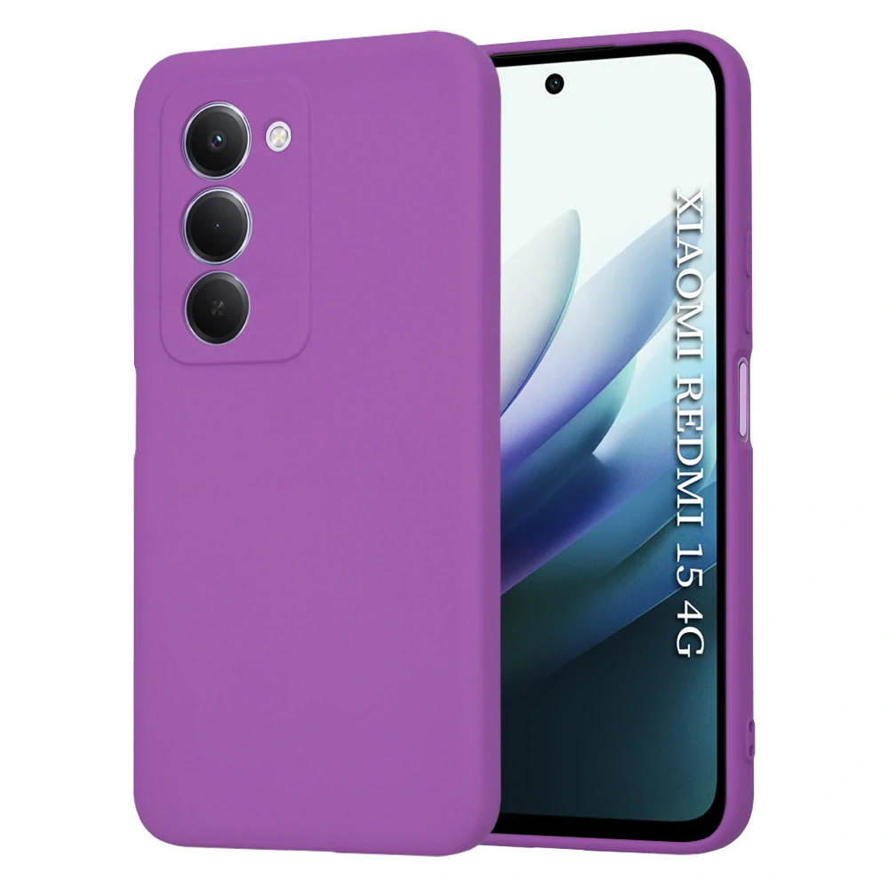 Kryt Xiaomi Redmi 15 4G/5G, Techsuit SoftFlex - purple