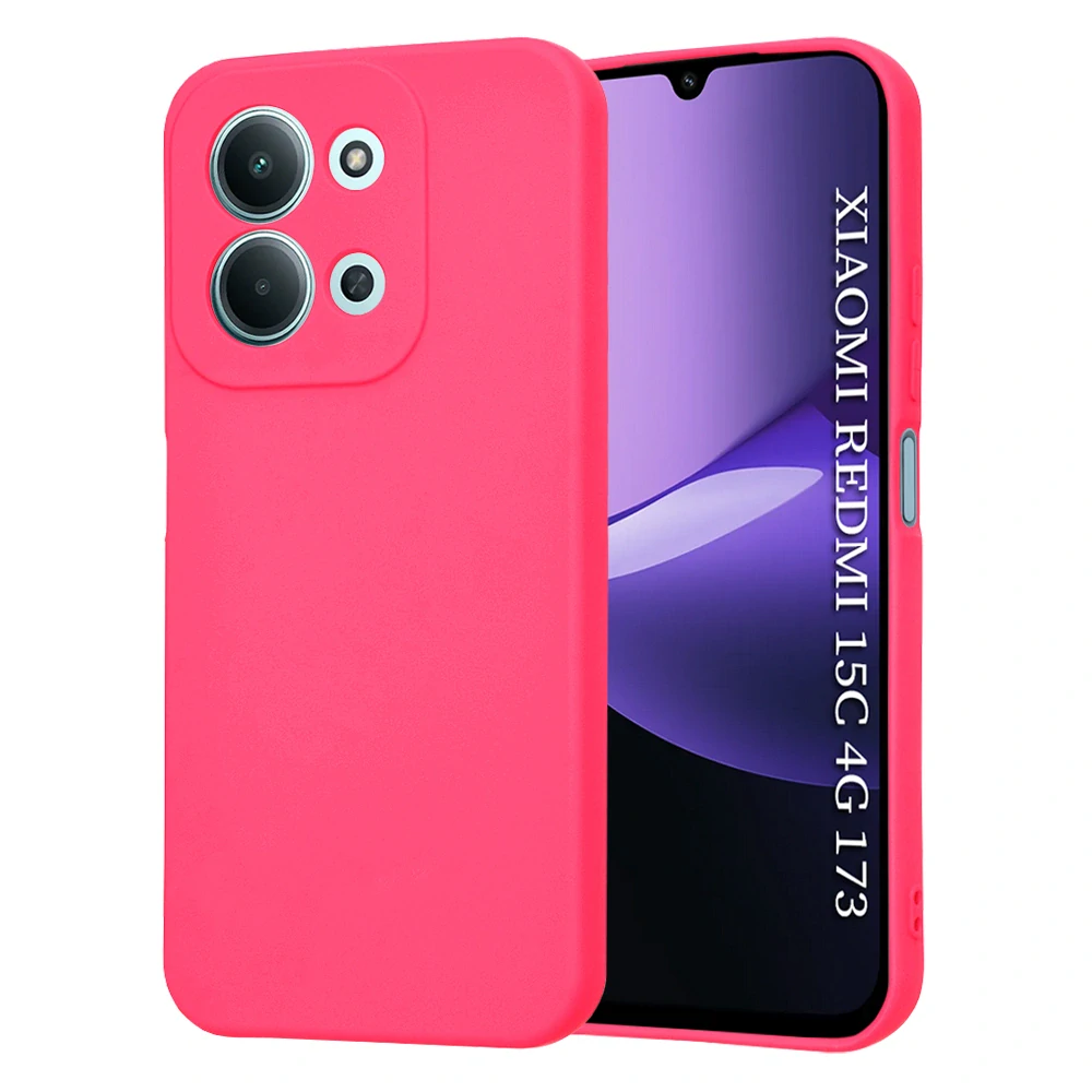 Kryt Xiaomi Redmi 15C 4G/5G, SoftFlex - hot pink