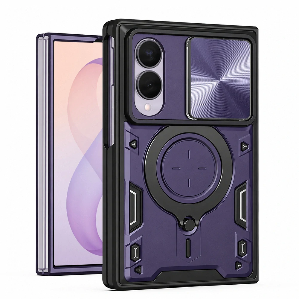 Kryt Samsung Galaxy Z Fold 8, Techsuit CamGuard Pro - fialový