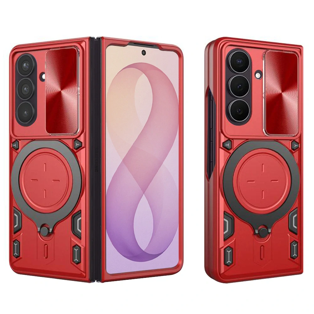 Kryt Samsung Galaxy Z Fold 7 / Z Fold 8 Ultra, Techsuit CamGuard Pro - červený