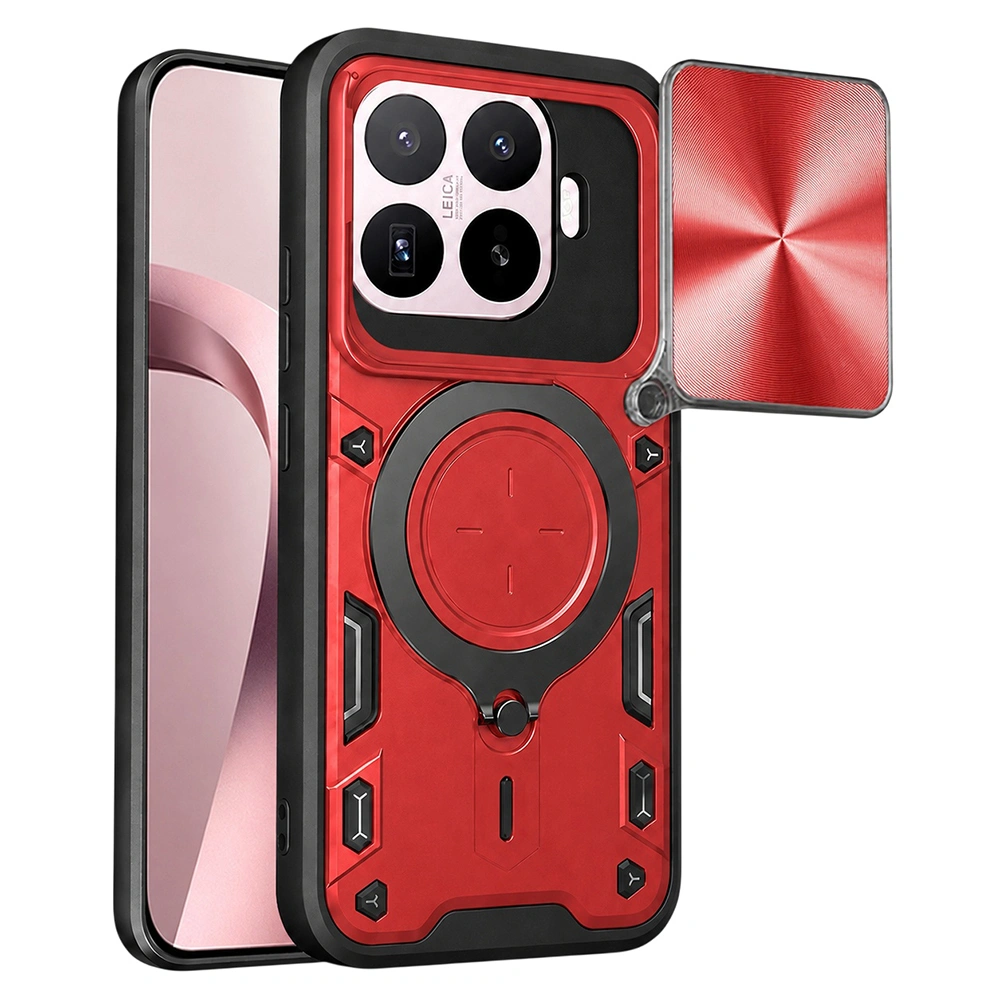 Kryt Xiaomi 17T, Techsuit CamGuard Pro, červený