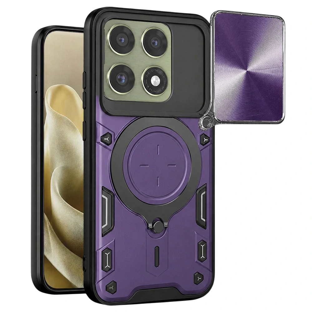 Kryt Motorola EDGE 70 Pro, Techsuit CamGuard Pro - fialový