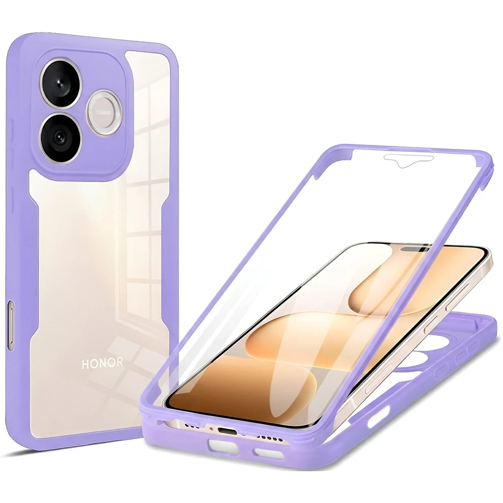 Pouzdro Honor 600 Lite, ColorVerse 360 - fialové