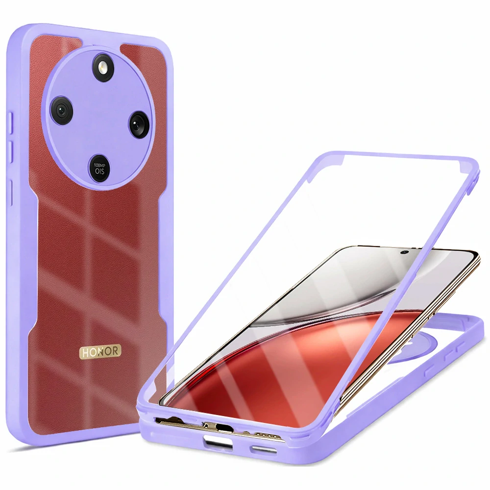 Pouzdro Honor Magic 8 Lite, ColorVerse 360 - fialové
