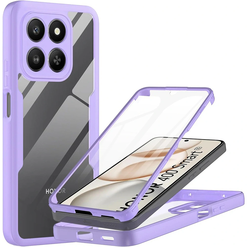 Pouzdro Honor 400 Smart 4G/5G / X7d 4G, ColorVerse 360 - fialové