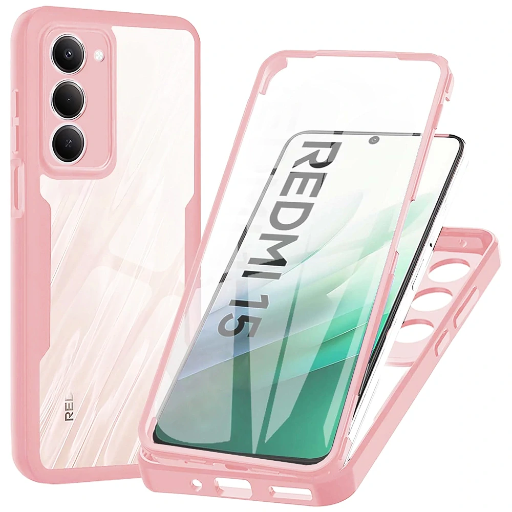 Pouzdro Xiaomi Redmi 15 4G/5G , ColorVerse 360 - růžové