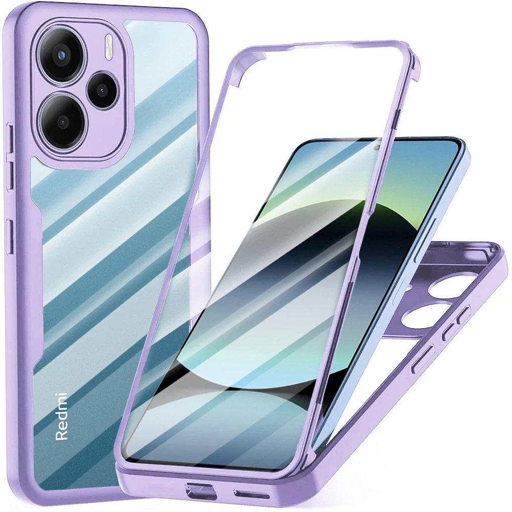 Pouzdro Xiaomi Redmi Note 14 4G, ColorVerse 360 - fialové