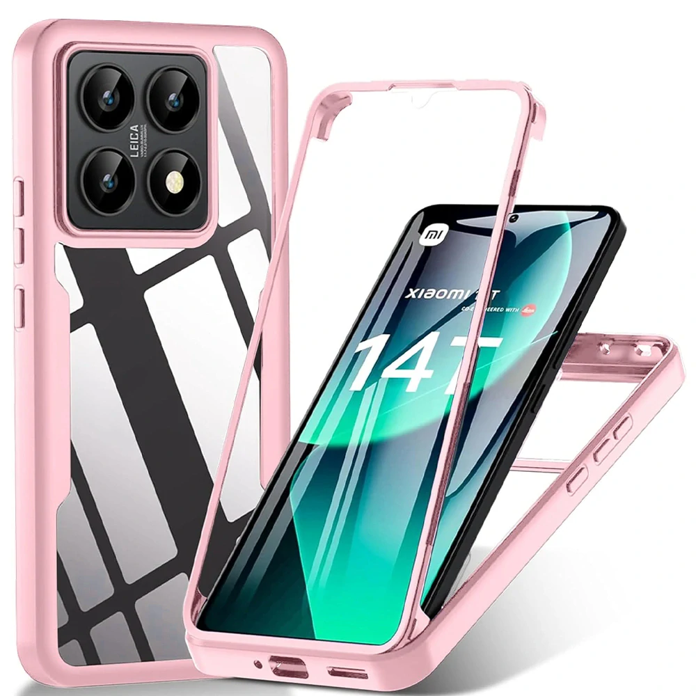 Pouzdro Xiaomi 14T, ColorVerse 360 - růžové