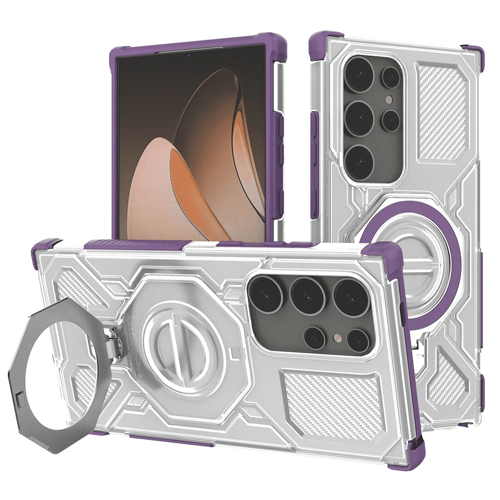 Kryt Samsung Galaxy S25 Ultra, Carbon Shield PRO, purple