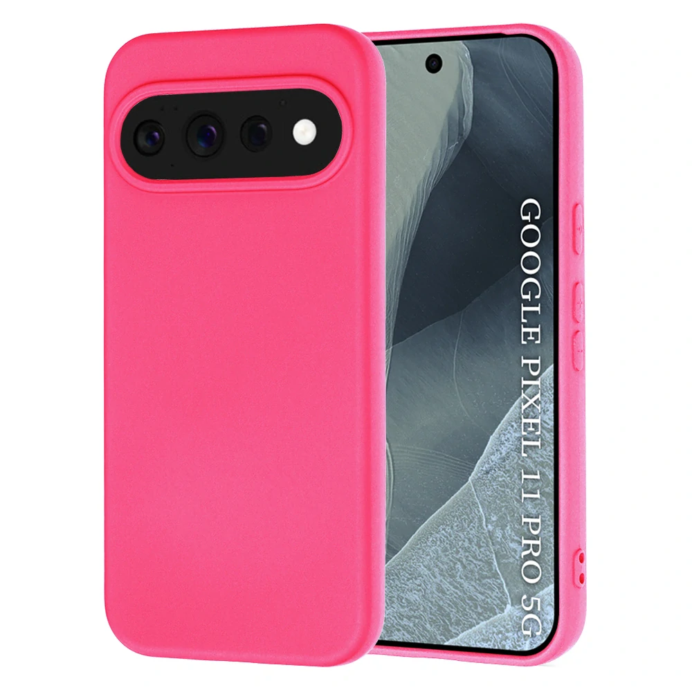 Kryt Google Pixel 11 Pro, Techsuit SoftFlex - hot pink