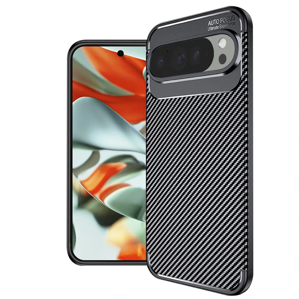 Kryt Google Pixel 9 Pro XL, Techsuit CarbonFiber černý