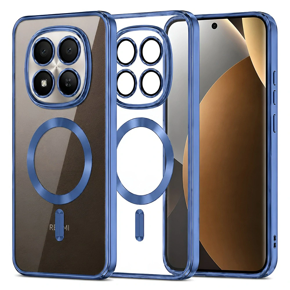 Kryt Xiaomi Redmi Note 15 Pro+ 5G / Poco M8 Pro 5G, Luxury Crystal MagSafe - deep blue