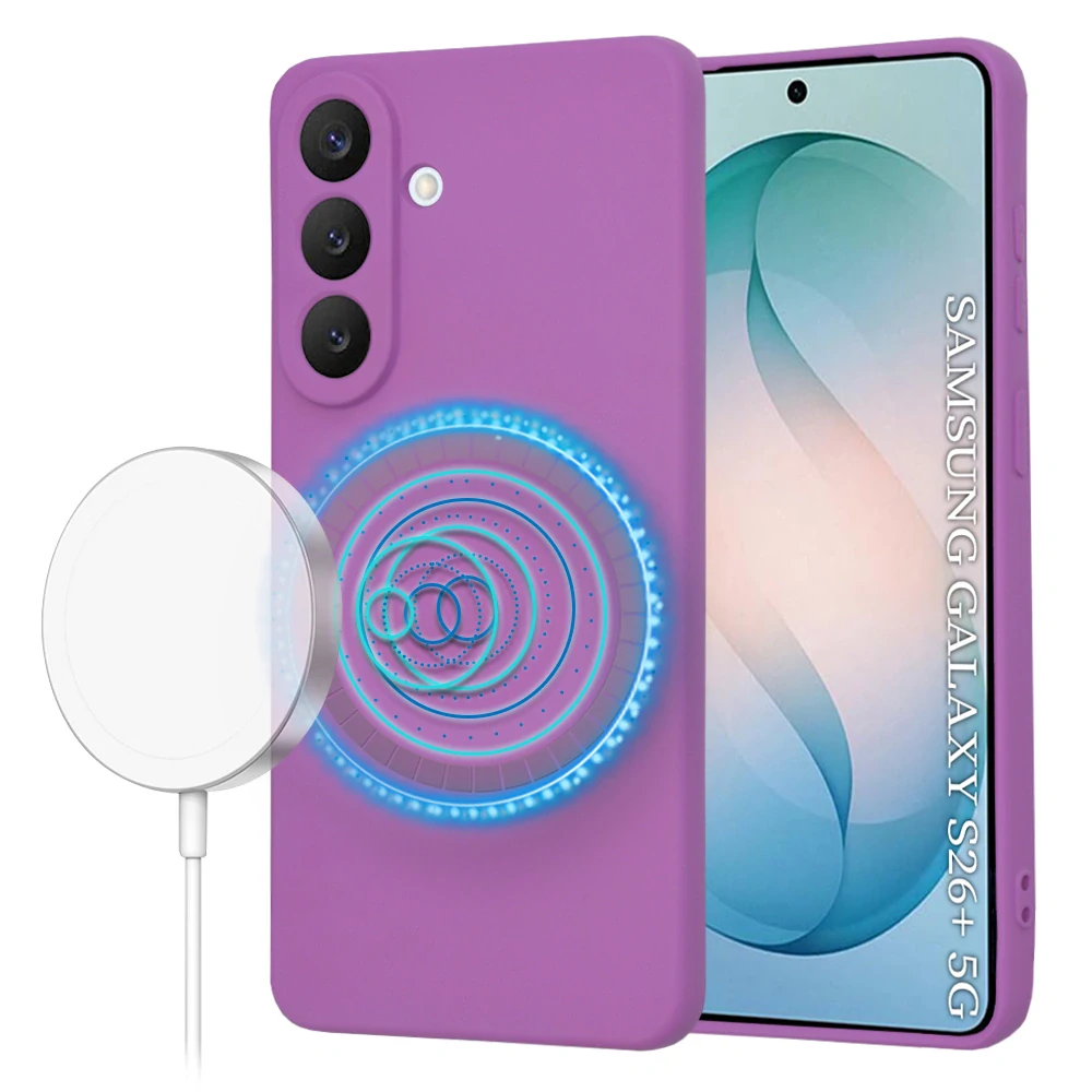 Kryt Samsung Galaxy S26 Plus, SoftFlex MagSafe - purple