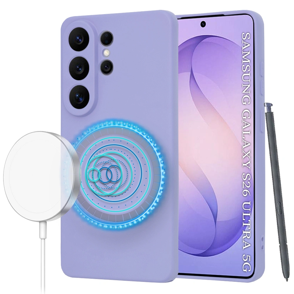 Kryt Samsung Galaxy S26 Ultra, SoftFlex MagSafe - light purple