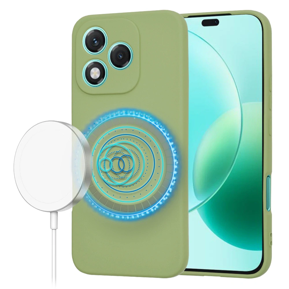 Kryt Honor 400 Lite, SoftFlex MagSafe - matcha