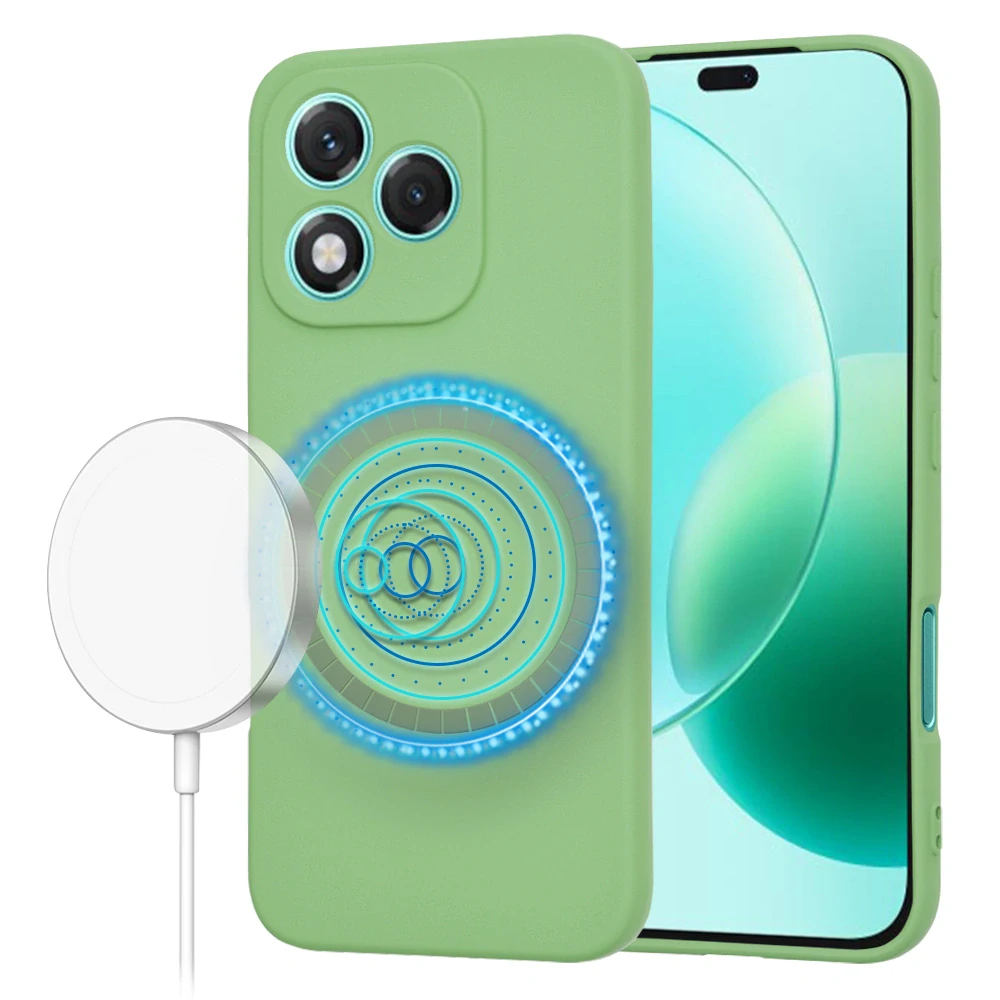 Kryt Honor 400 Lite, SoftFlex MagSafe - mint green
