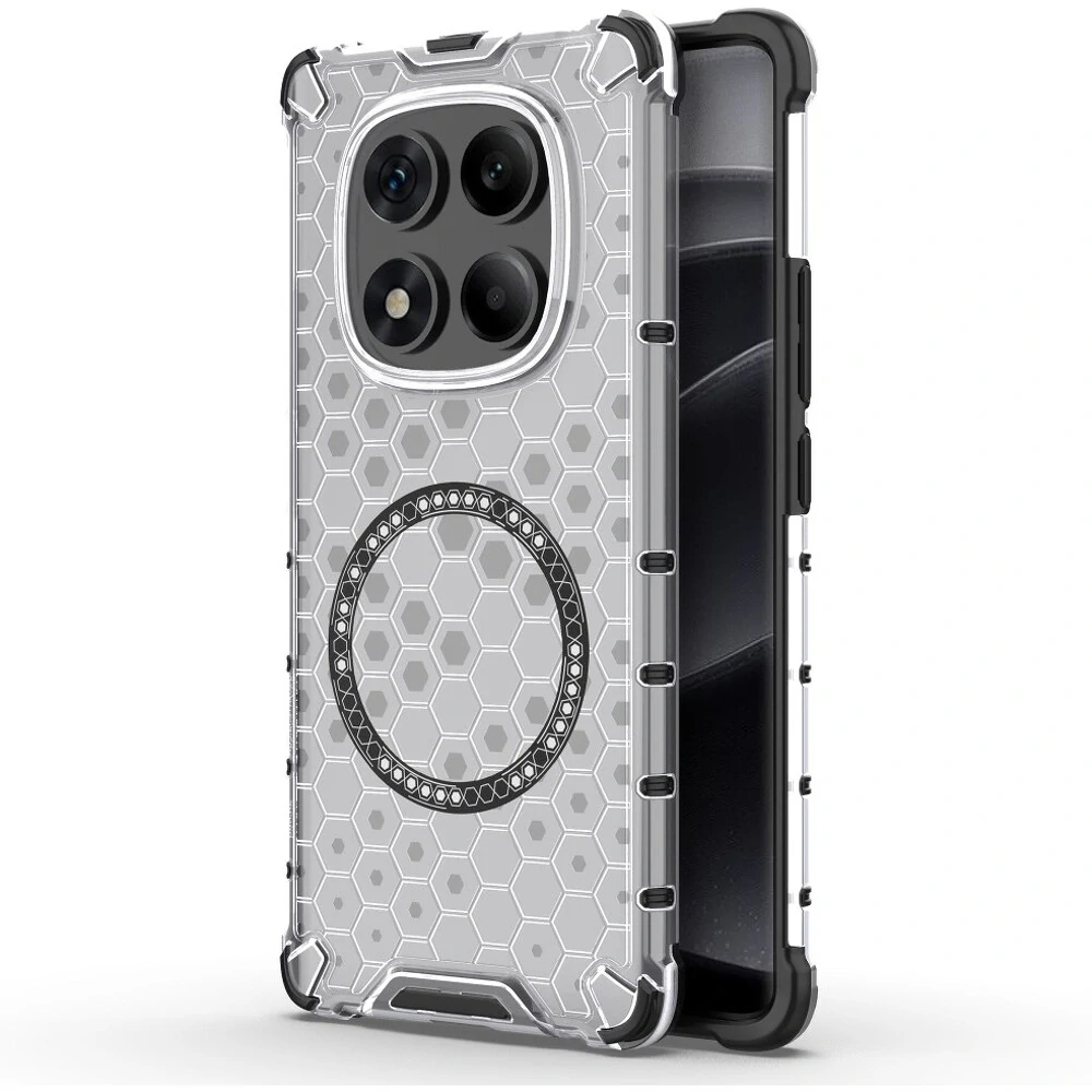Kryt Xiaomi Redmi Note 14 Pro 4G, HoneyComb Shield MagSafe - bílý