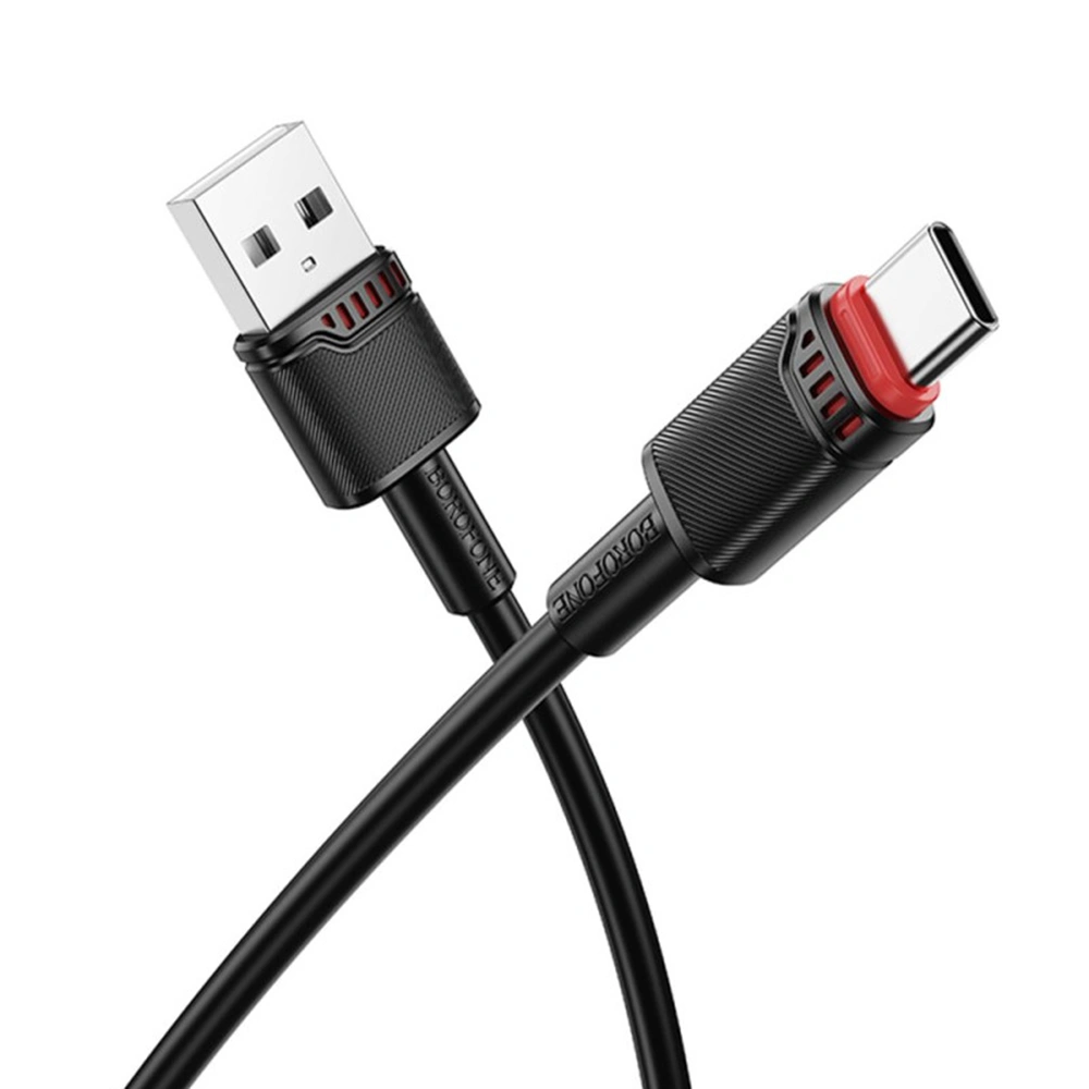 Datový kabel USB typ C 1m Borofone Beneficio Series (BX110) černý