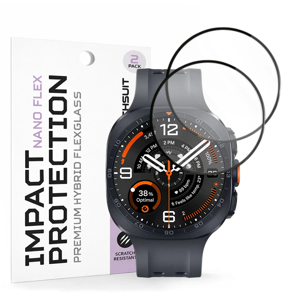 Tvrzené sklo pro Samsung Galaxy Watch Ultra 2 - Techsuit Nano Flex 2 kusy