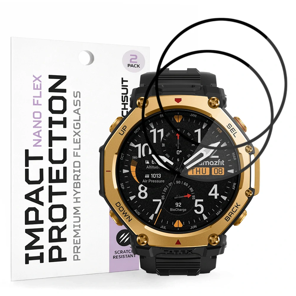 Tvrzené sklo pro Amazfit T-Rex 3 Pro 48mm - Techsuit Nano Flex 2 kusy