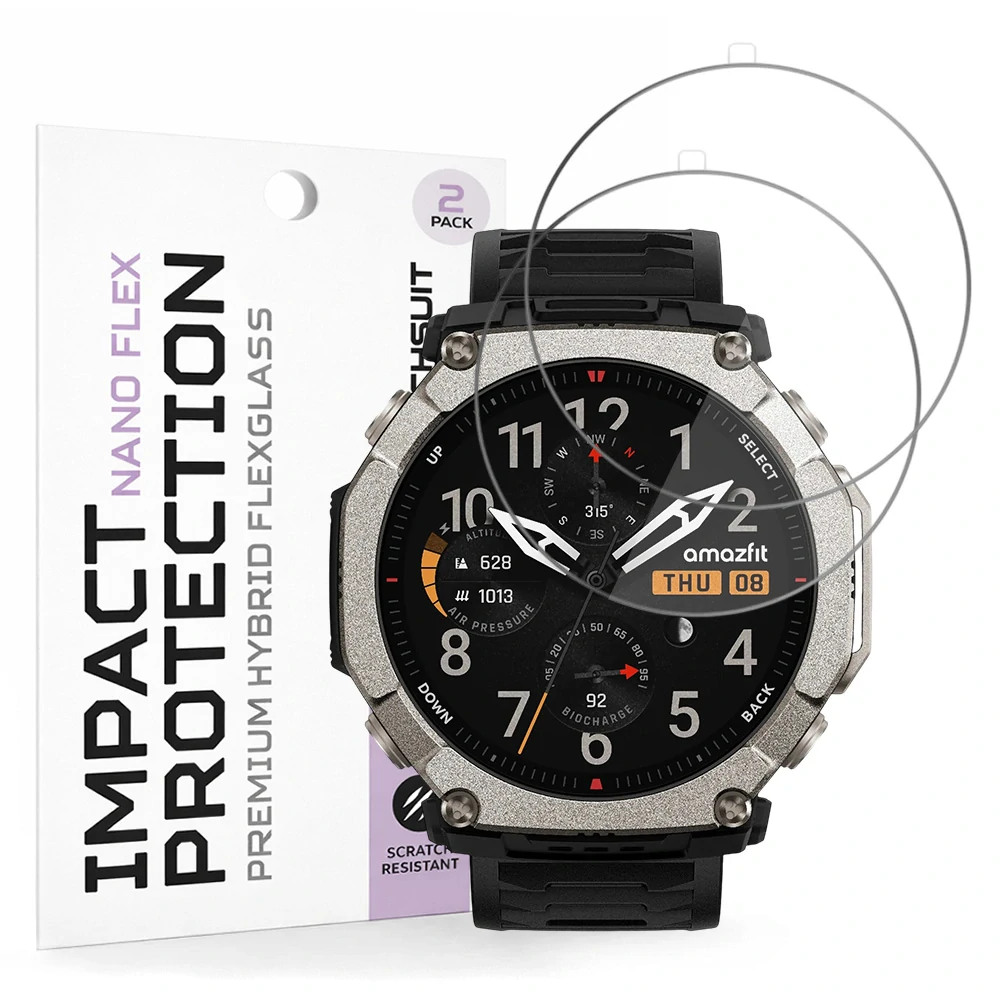 Tvrzené sklo pro Amazfit T-Rex Ultra 2 - Techsuit Nano Flex 2 kusy