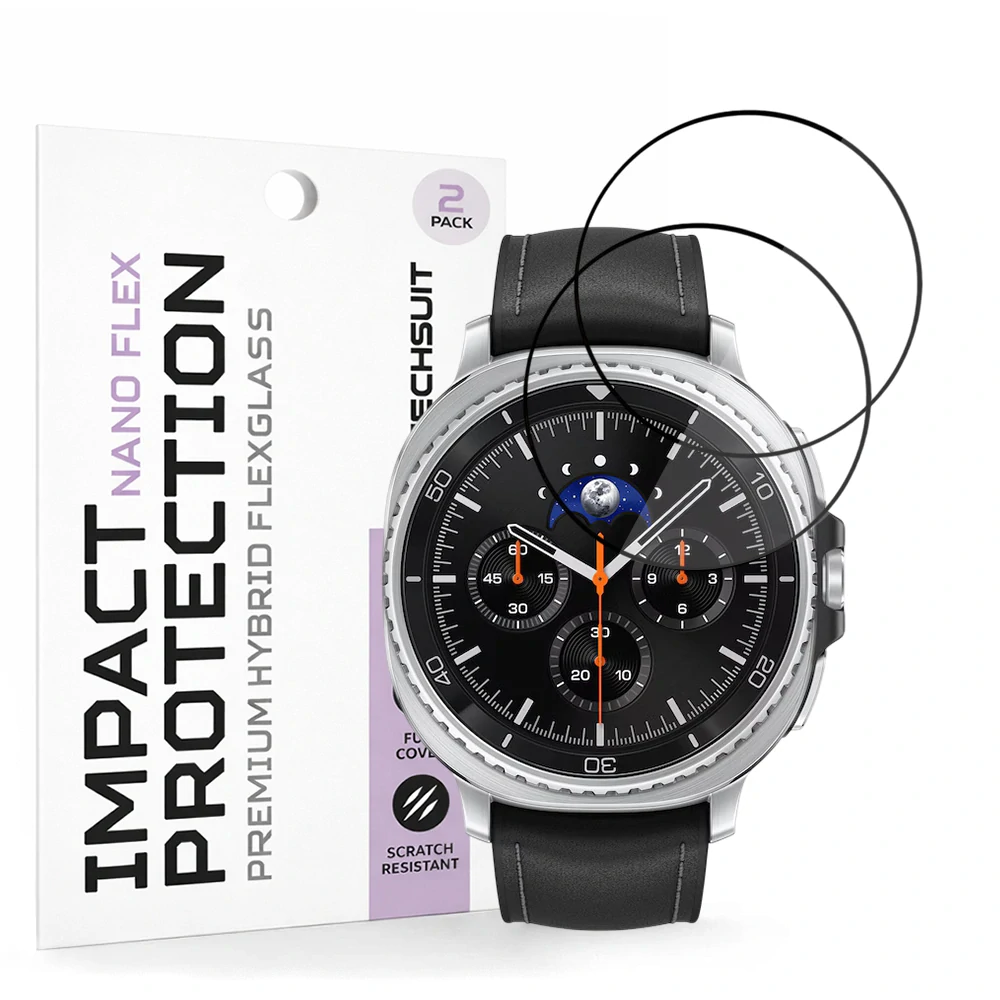 Tvrzené sklo pro Samsung Galaxy Watch8 Classic - Techsuit Nano Flex 2 kusy