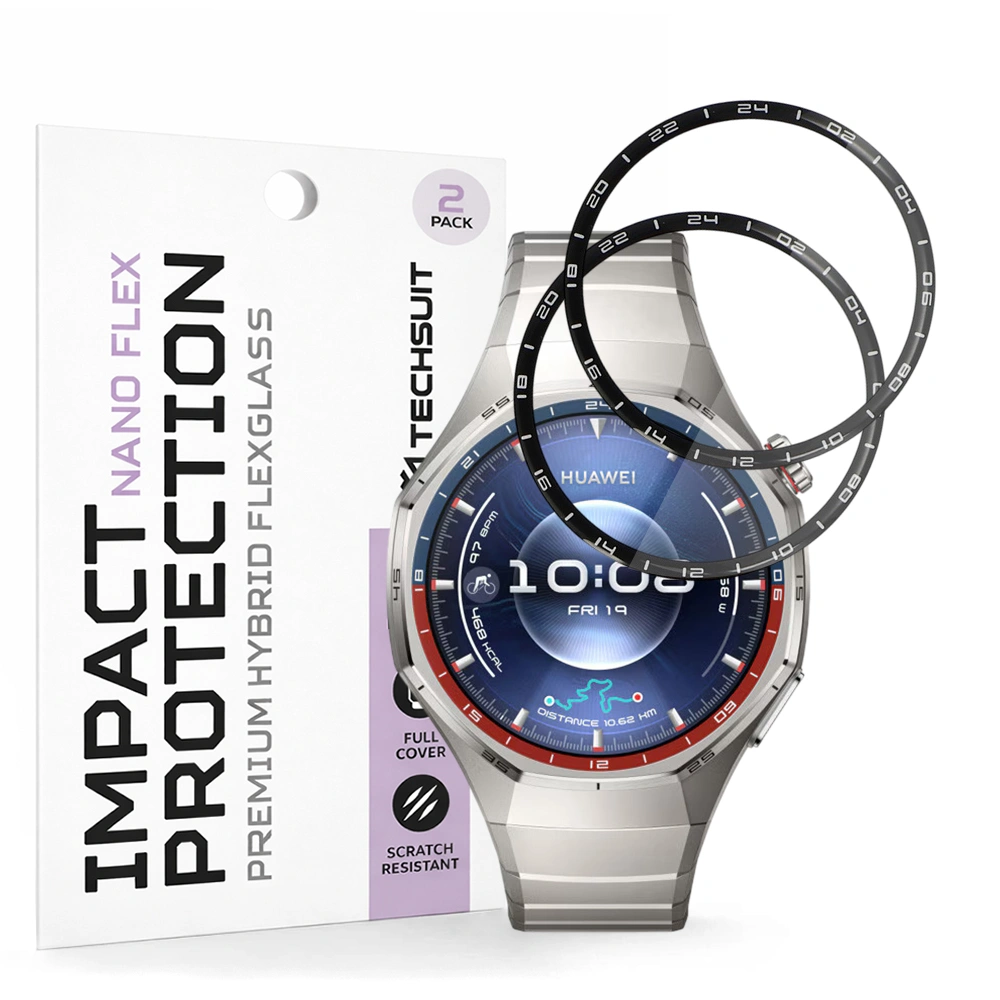 Tvrzené sklo pro Huawei Watch GT 6 Pro - Techsuit Nano Flex 2 kusy