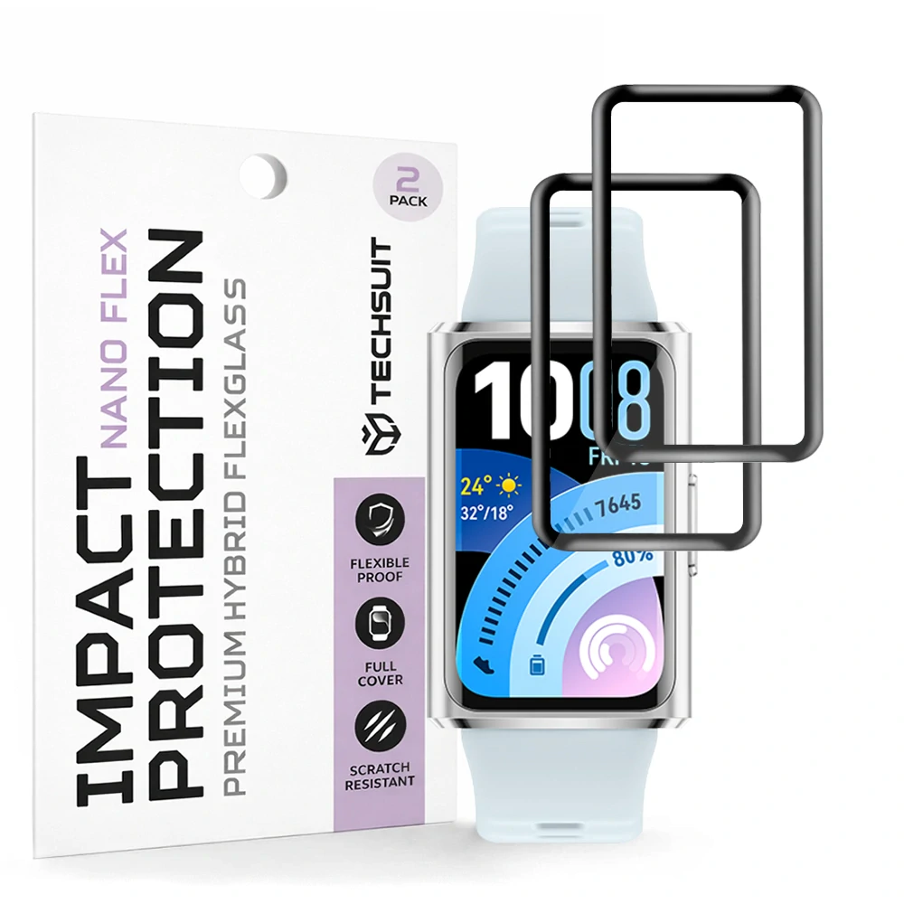 Tvrzené sklo pro Huawei Band 11 Pro - Techsuit Nano Flex 2 kusy