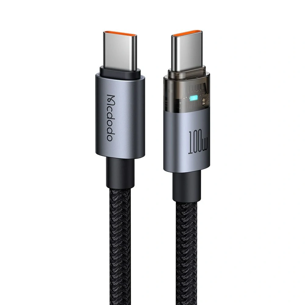 Datový kabel Mcdodo (CA-5580) USB-C na USB-C, 100W, 1.2m - černý