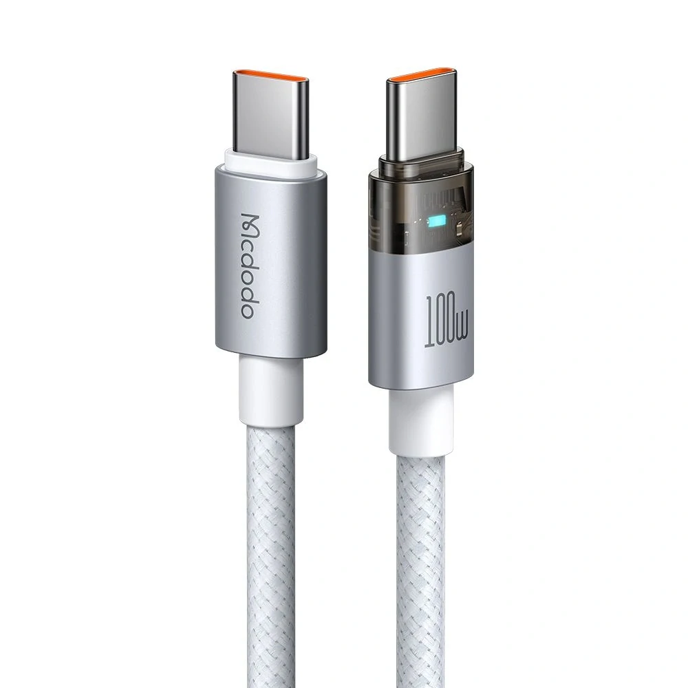 Datový kabel Mcdodo (CA-5582) USB-C na USB-C, 100W, 1.2m - bílý