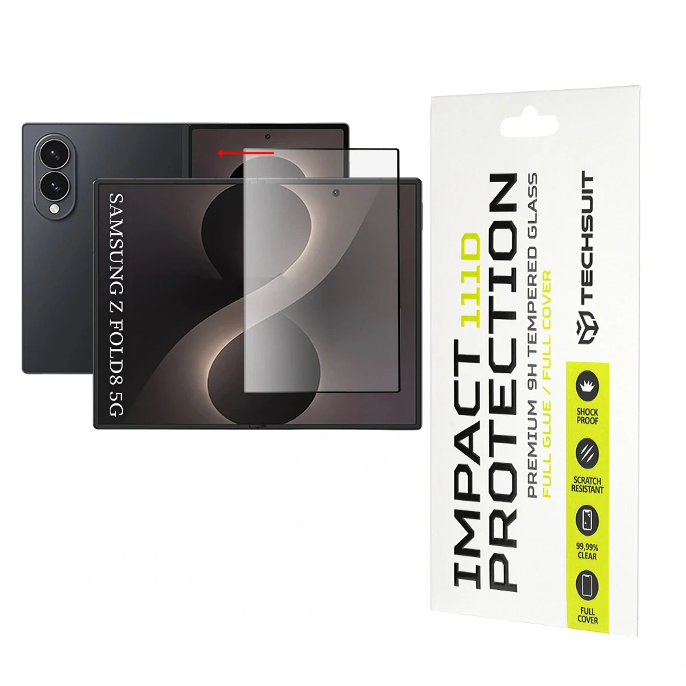 Tvrzené sklo 111D Samsung Galaxy Z Fold 8, Full Glue černé