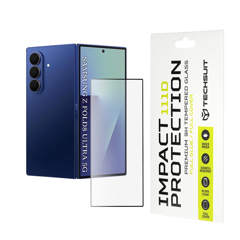 Tvrzené sklo 111D Samsung Galaxy Z Fold 8 Ultra, Full Glue černé