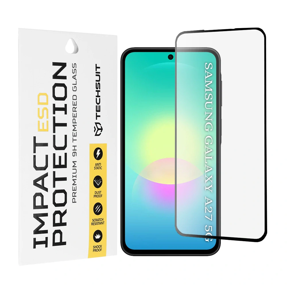 Tvrzené sklo Samsung Galaxy A27 5G, ESD Glass, černé