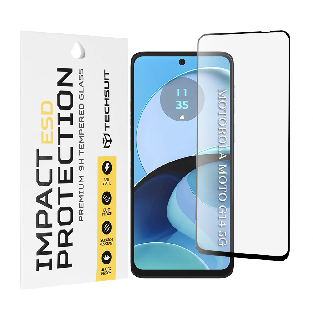 Tvrzené sklo Motorola Moto G14 / Moto G54 / Moto G54 Power Edition / Moto G64, ESD Glass, černé
