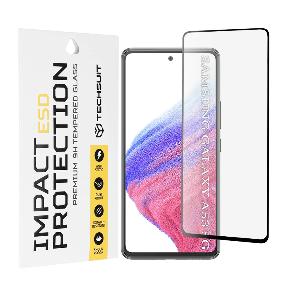 Tvrzené sklo Samsung Galaxy A53 5G, ESD Glass, černé