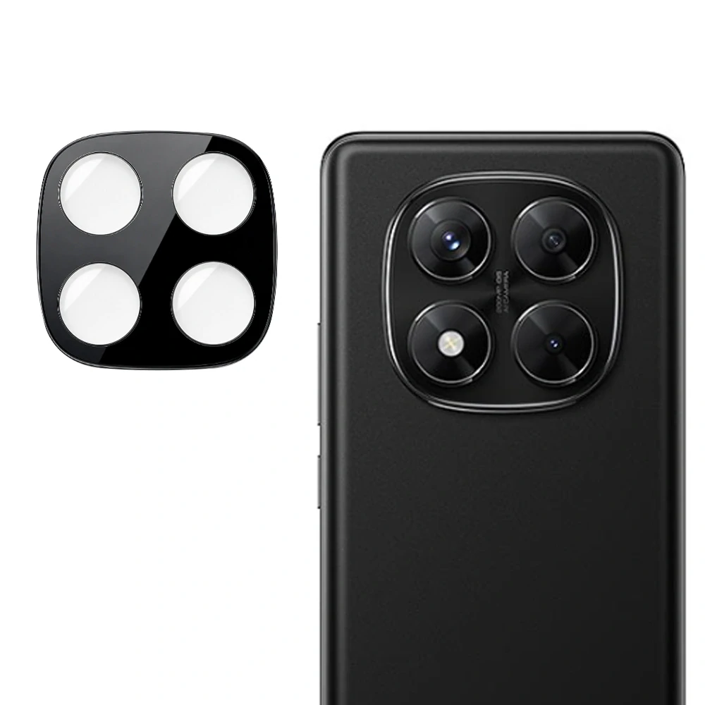 Sklo pro celý fotoaparát Xiaomi Redmi Note 14 Pro 5G / Poco X7 – černé
