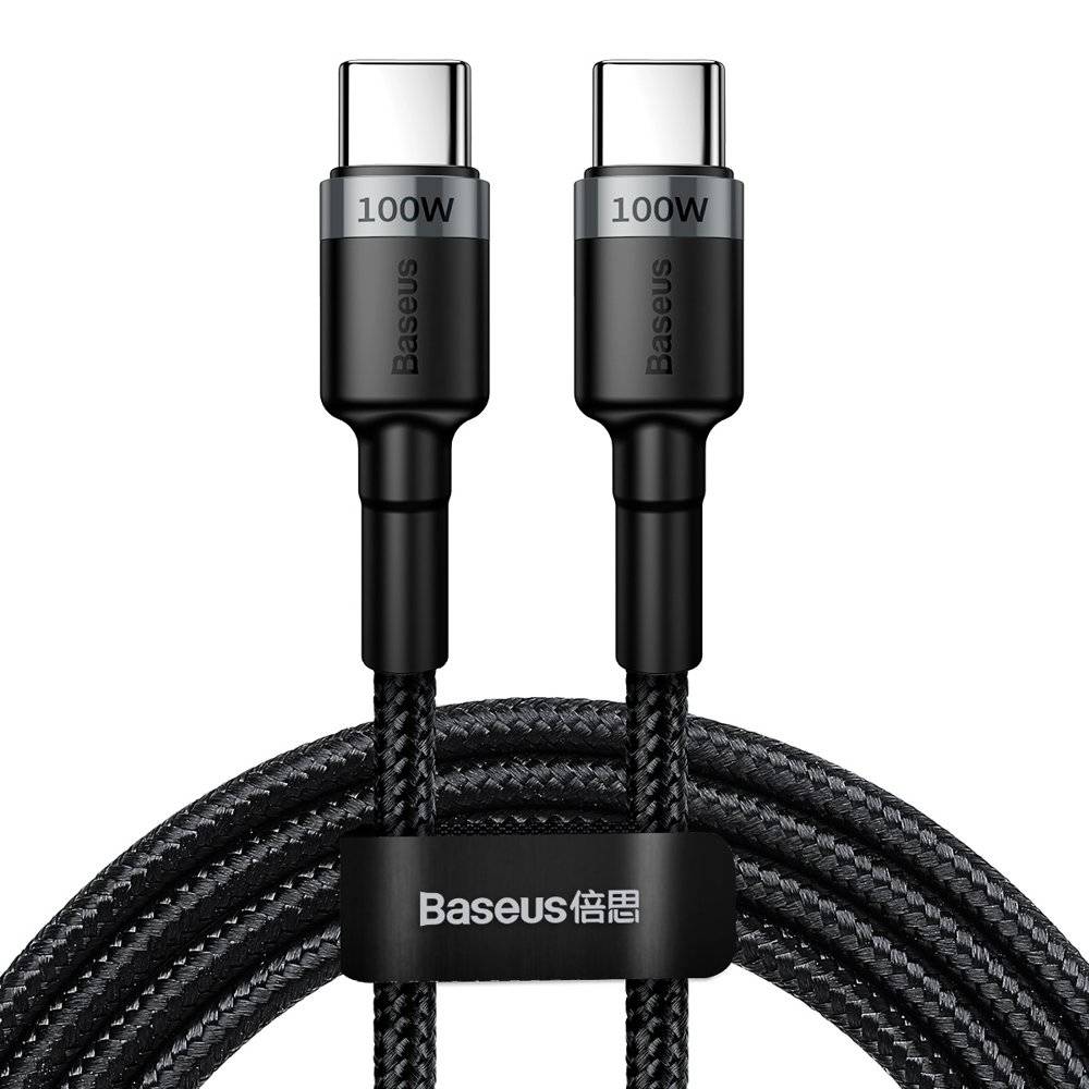 Datový Kabel 60W 5A 2m USB-C na USB-C PD 100W Baseus TYP C Quick Charge 3.0 černý