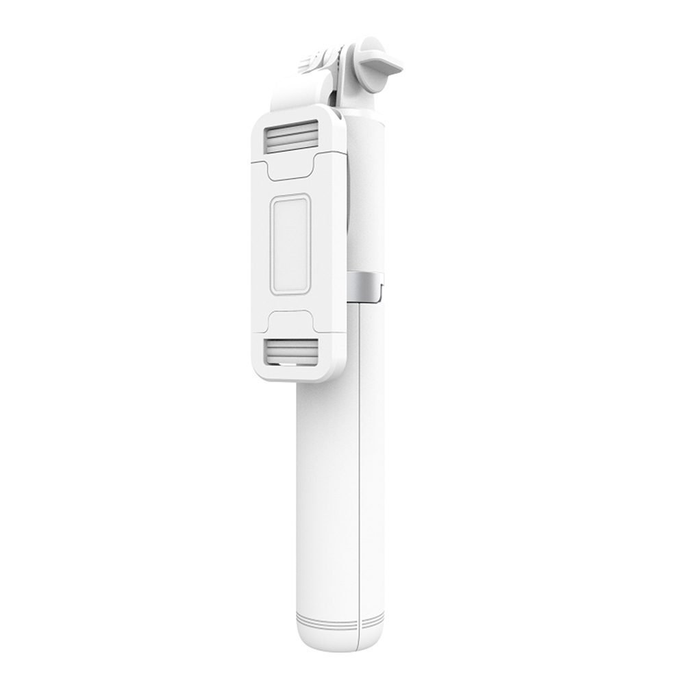 Selfie tyč Tripod Techsuit Q01 bluetooth stativ na dálkové ovládání, bílá