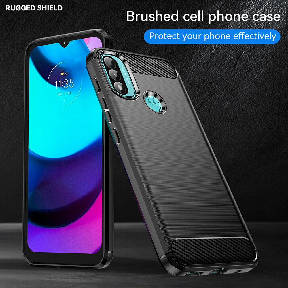 Kryt Motorola Moto E20 / E30 / E40 Armored Carbon black