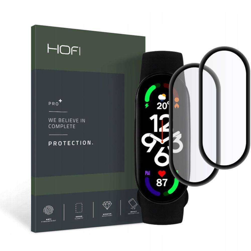Tvrzené hybridní sklo XIAOMI MI SMART BAND 7 / 7 NFC HOFI Hybrid Pro+ 2ks černé