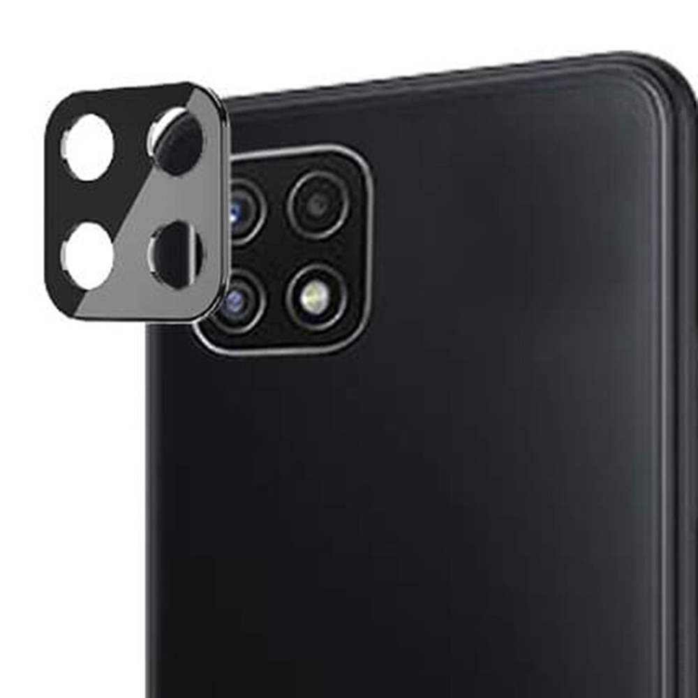 Sklo pro celý fotoaparát Samsung Galaxy A22 4G / A22 5G / M22 4G – černé
