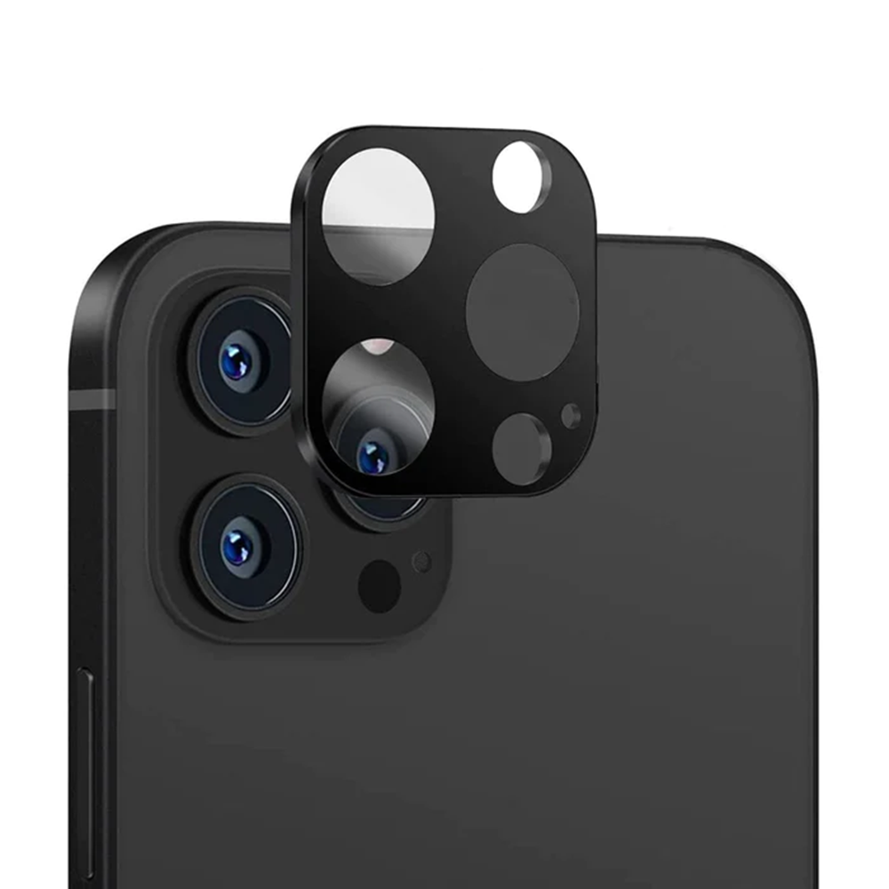Sklo pro celý fotoaparát iPhone 14 Pro / 14 Pro Max – černé