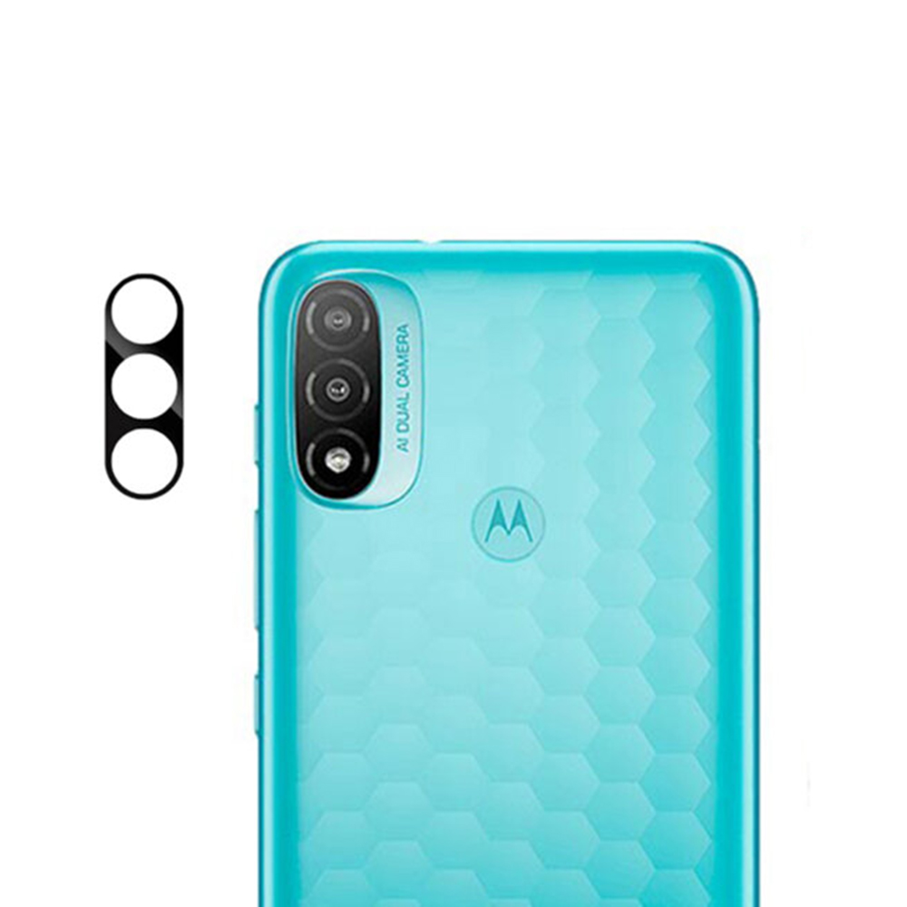 Hybridní sklo pro celý fotoaparát Motorola Moto E20 – černé