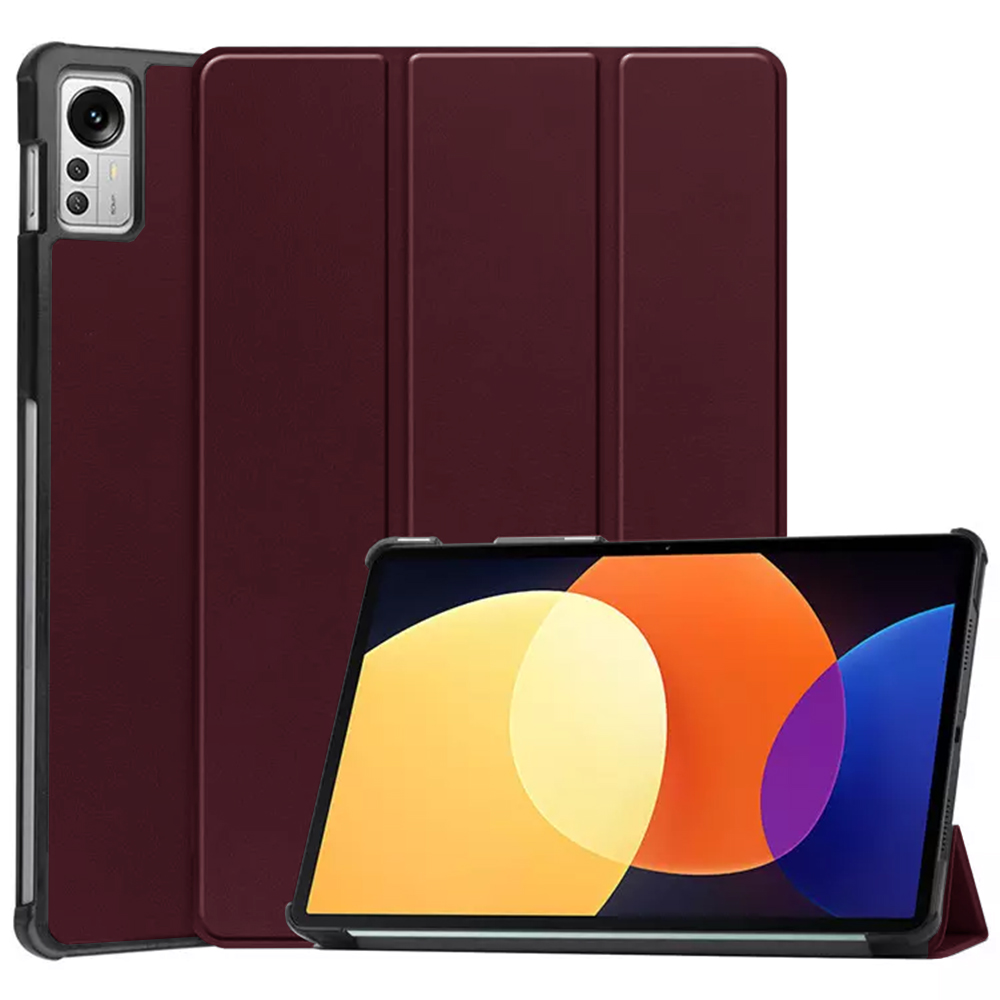 Pouzdro pro tablet Xiaomi Pad 5 Pro (12,4 palců), Techsuit FoldPro burgundy