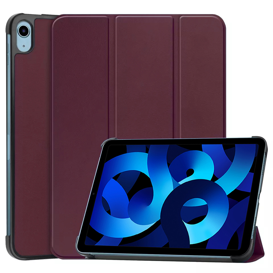 Pouzdro pro tablet Apple iPad Air 4 (2020) / Air 5 (2022), Techsuit FoldPro burgundy