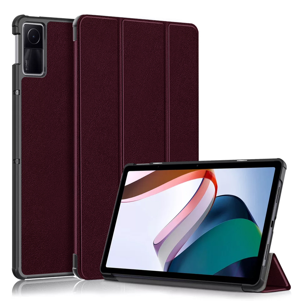 Pouzdro pro tablet Xiaomi Redmi Pad, Techsuit FoldPro burgundy