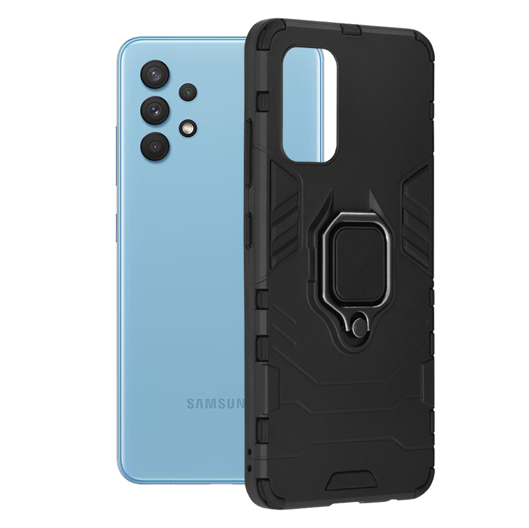 Kryt Samsung Galaxy A32 4G, Silicone Shield, černý
