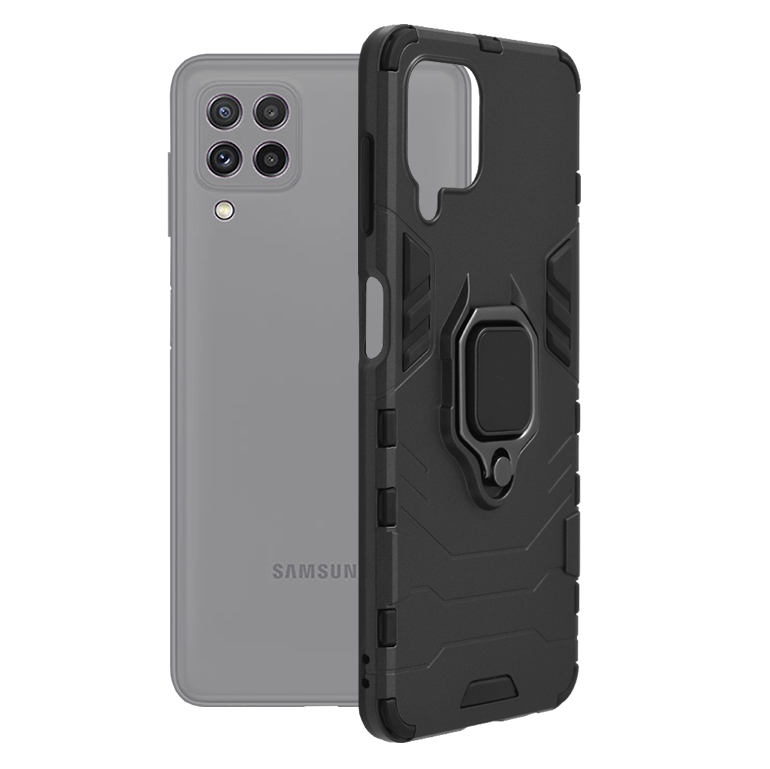 Kryt Samsung Galaxy A22 4G, Silicone Shield, černý
