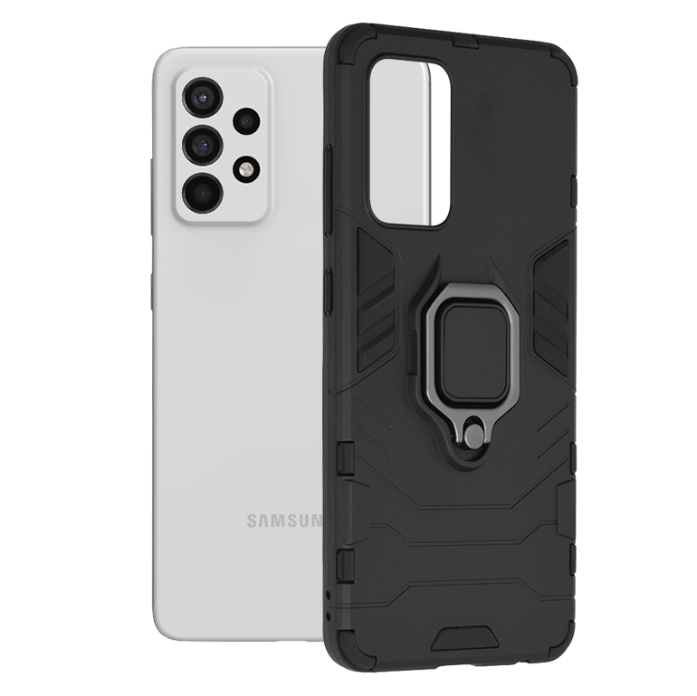 Kryt Samsung Galaxy A52 4G / A52 5G / A52s 5G, Silicone Shield, černý